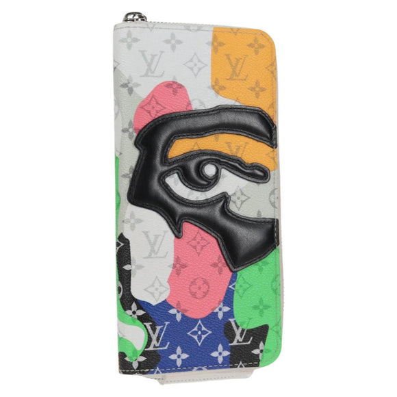 LOUIS VUITTON Monogram LV Portrait Zippy Vertical Wallet M82590 LV Auth 116099SM