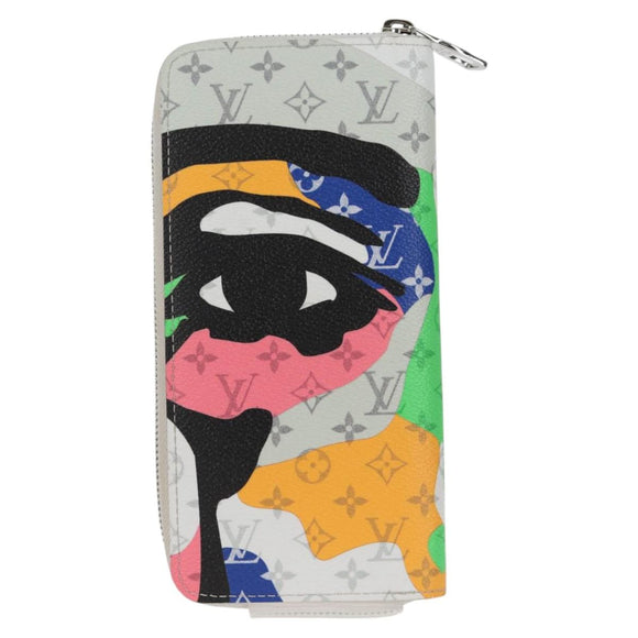 LOUIS VUITTON Monogram LV Portrait Zippy Vertical Wallet M82590 LV Auth 116099SM