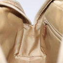 GUCCI GG Canvas Hand Bag Light Blue Gold 000 0852 Auth 116100-19