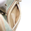 GUCCI GG Canvas Hand Bag Light Blue Gold 000 0852 Auth 116100-21