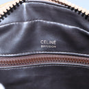CELINE Macadam Canvas Shoulder Bag PVC Beige Gold Auth 116101-17