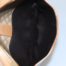 CELINE Macadam Canvas Shoulder Bag PVC Beige Gold Auth 116101-21