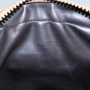 CELINE Macadam Canvas Shoulder Bag PVC Beige Gold Auth 116101-12