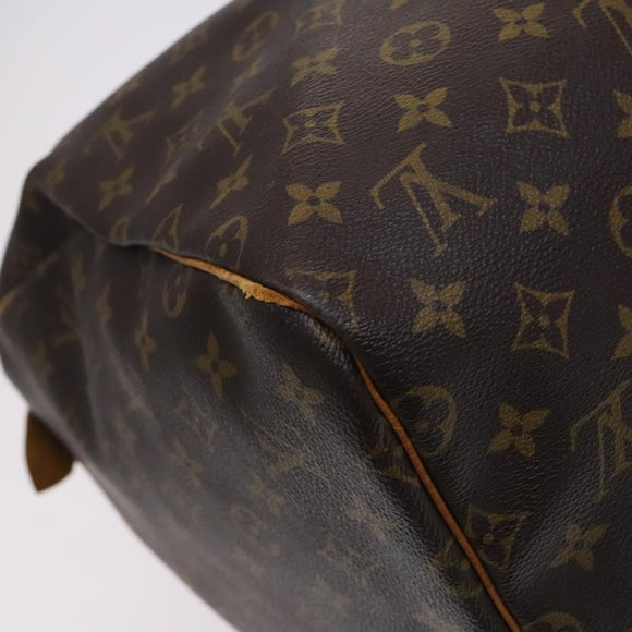 LOUIS VUITTON Monogram Keepall 55 Boston Bag M41424 LV Auth 116104