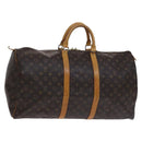 LOUIS VUITTON Monogram Keepall 55 Boston Bag M41424 LV Auth 116104-1