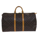 LOUIS VUITTON Monogram Keepall 55 Boston Bag M41424 LV Auth 116104-2