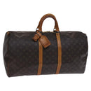 LOUIS VUITTON Monogram Keepall 60 Boston Bag M41422 LV Auth 116106-1