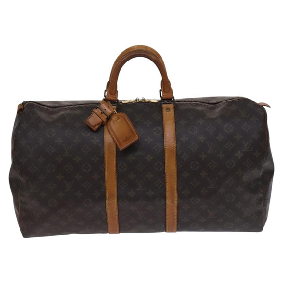 LOUIS VUITTON Monogram Keepall 60 Boston Bag M41422 LV Auth 116106