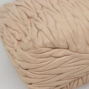 Miu Miu Matelasse Hand Bag Leather 2way Beige Gold Auth 116116-14