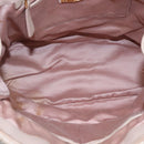 Miu Miu Matelasse Hand Bag Leather 2way Beige Gold Auth 116116-11