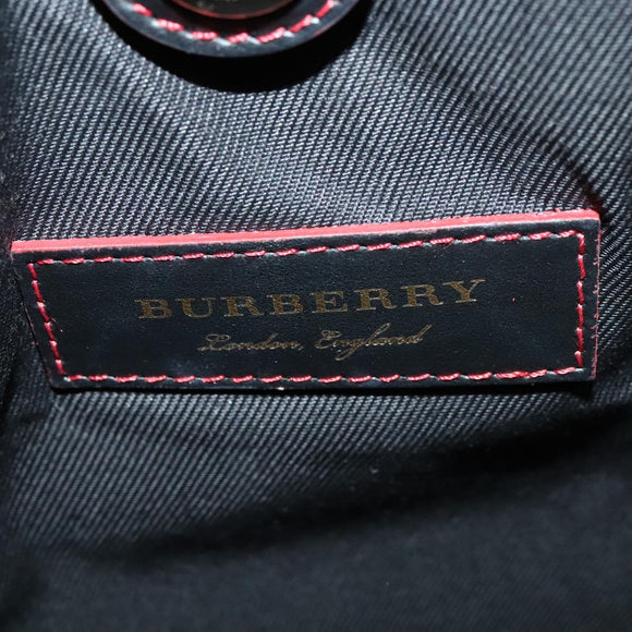 BURBERRY Nova Check Hand Bag Canvas 2way Beige Auth 116123V