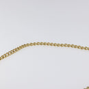 Salvatore Ferragamo Gancini Chain Shoulder Bag Leather Black Gold Auth 116128-8