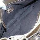 BURBERRY Nova Check Tote Bag PVC Beige Gold Auth 116135-11