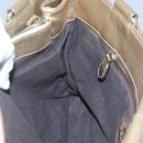 BURBERRY Nova Check Tote Bag PVC Beige Gold Auth 116135-20