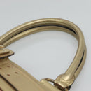 BURBERRY Nova Check Tote Bag PVC Beige Gold Auth 116135-8