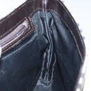 BURBERRY Nova Check Shoulder Bag Nylon Beige Brown Silver Auth 116145-16