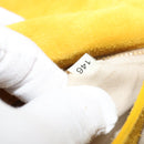 Miu Miu Shoulder Bag Suede Leather Yellow Auth 116150-12