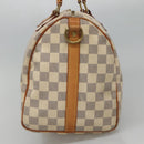 LOUIS VUITTON Damier Azur Speedy Bandouliere 30 Hand Bag 2way N41052 Auth 116159-4