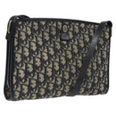Christian Dior Trotter Canvas Shoulder Bag Navy Auth 116165-1