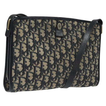 Christian Dior Trotter Canvas Shoulder Bag Navy Auth 116165