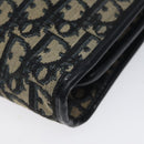 Christian Dior Trotter Canvas Shoulder Bag Navy Auth 116165-9