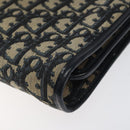 Christian Dior Trotter Canvas Shoulder Bag Navy Auth 116165-15