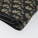 Christian Dior Trotter Canvas Shoulder Bag Navy Auth 116165-16