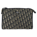Christian Dior Trotter Canvas Shoulder Bag Navy Auth 116165-13