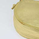 LOEWE Anagram Shoulder Bag Leather Gold Tone Auth 116175-15