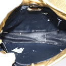 LOEWE Anagram Shoulder Bag Leather Gold Tone Auth 116175-11