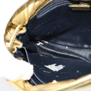 LOEWE Anagram Shoulder Bag Leather Gold Tone Auth 116175-18