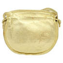 LOEWE Anagram Shoulder Bag Leather Gold Tone Auth 116175-13