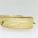 LOEWE Anagram Shoulder Bag Leather Gold Tone Auth 116175-5
