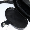 CELINE Shoulder Bag Patent leather Black Auth 116182-9