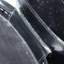 CELINE Shoulder Bag Patent leather Black Auth 116182-10