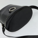 CELINE Shoulder Bag Patent leather Black Auth 116182-6