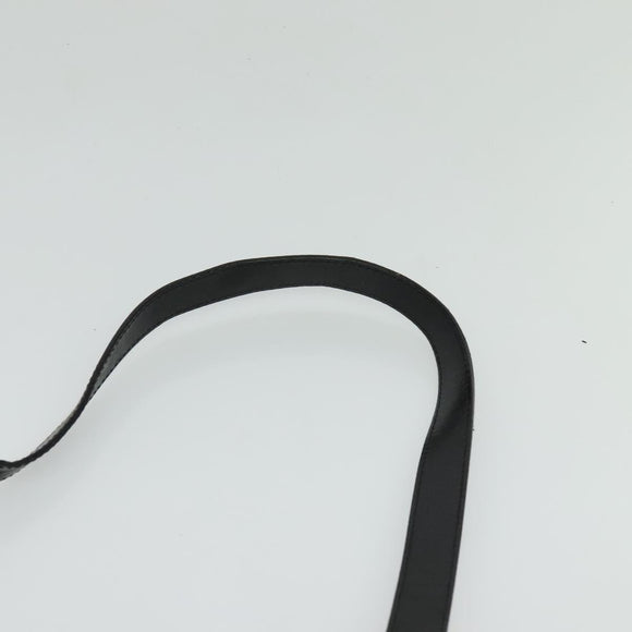 CELINE Shoulder Bag Patent leather Black Auth 116182