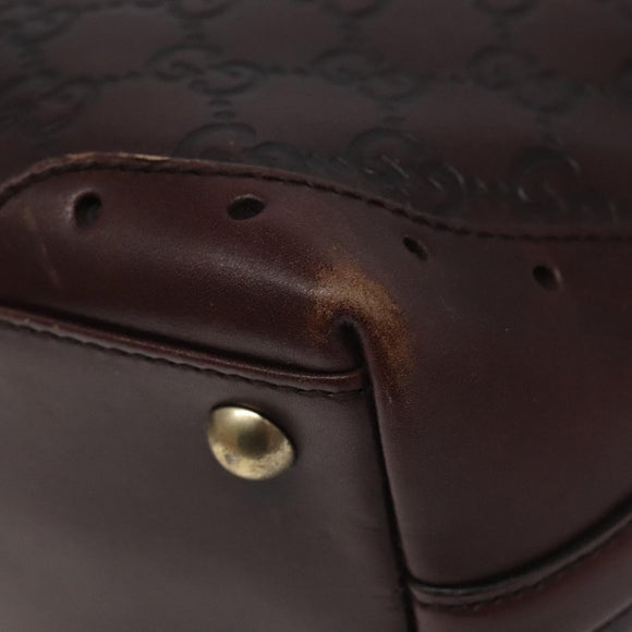 GUCCI GG Canvas Guccissima Hand Bag Gold Brown 145994 Auth 116184