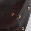 GUCCI GG Canvas Guccissima Hand Bag Gold Brown 145994 Auth 116184-14