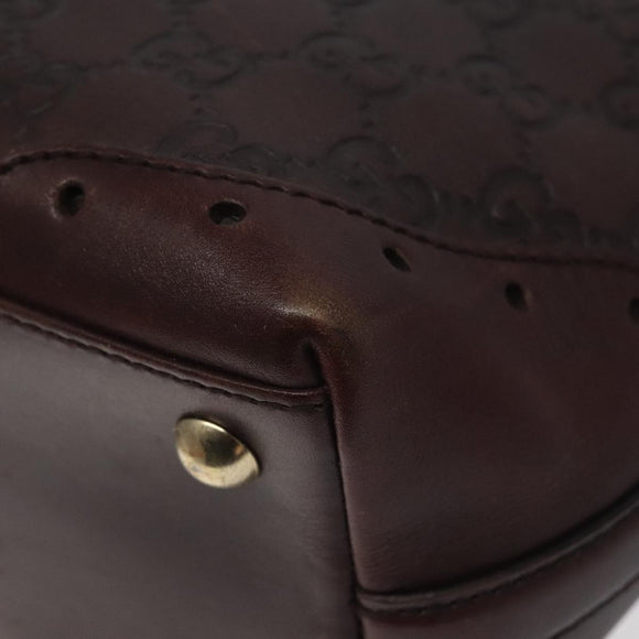 GUCCI GG Canvas Guccissima Hand Bag Gold Brown 145994 Auth 116184