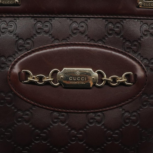 GUCCI GG Canvas Guccissima Hand Bag Gold Brown 145994 Auth 116184