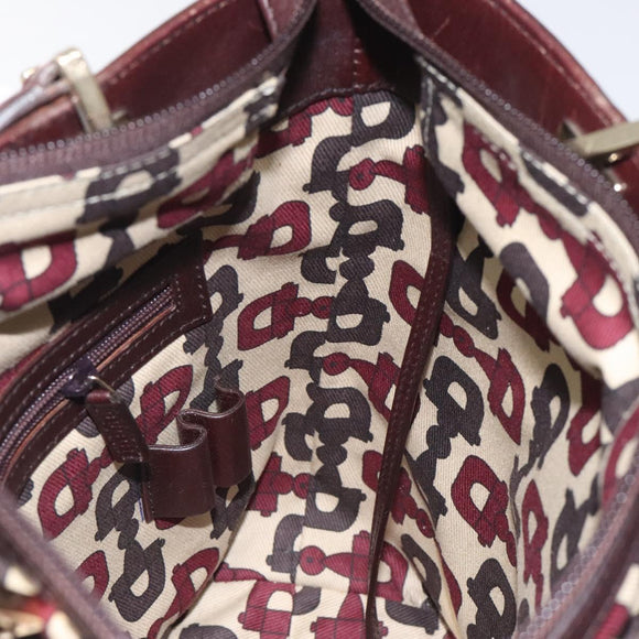 GUCCI GG Canvas Guccissima Hand Bag Gold Brown 145994 Auth 116184
