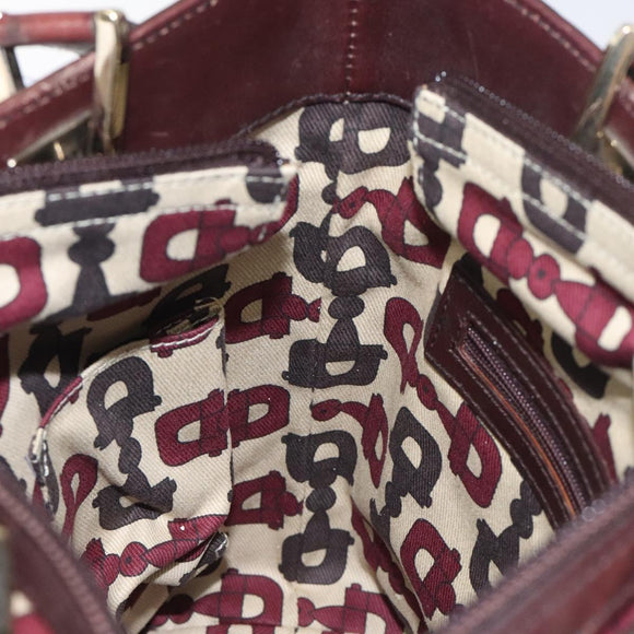 GUCCI GG Canvas Guccissima Hand Bag Gold Brown 145994 Auth 116184
