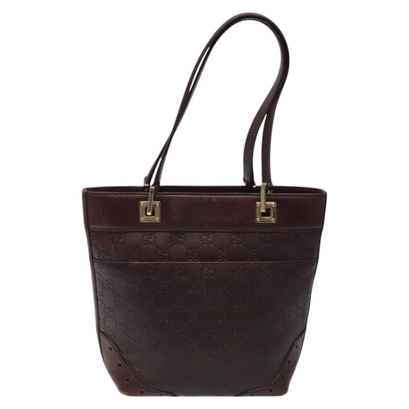 GUCCI GG Canvas Guccissima Hand Bag Gold Brown 145994 Auth 116184