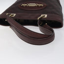 GUCCI GG Canvas Guccissima Hand Bag Gold Brown 145994 Auth 116184-7