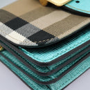 BURBERRY Nova Check Shoulder Bag Canvas 2way Beige Auth 116187-9