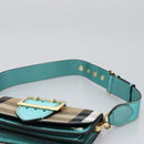 BURBERRY Nova Check Shoulder Bag Canvas 2way Beige Auth 116187-8