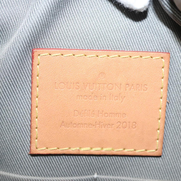 LOUIS VUITTON Monogram Titanium Messenger PM Bag Gray M43889 LV Auth 116190