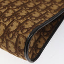 Christian Dior Trotter Canvas Shoulder Bag Brown Auth 116199-9