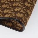Christian Dior Trotter Canvas Shoulder Bag Brown Auth 116199-16